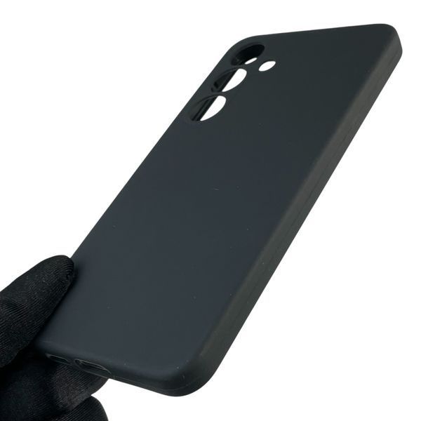 Чохол для Samsung Galaxy S25 Plus (SM-S936B) силіконовий з мікрофіброю нековзний на самсунг с25 плюс чорний 0032218 фото