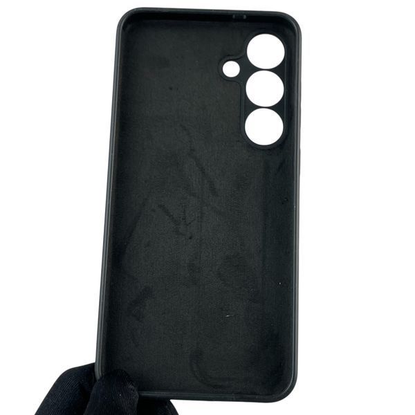Чохол для Samsung Galaxy S25 Plus (SM-S936B) силіконовий з мікрофіброю нековзний на самсунг с25 плюс чорний 0032218 фото