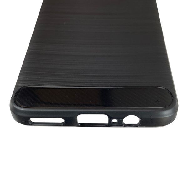 Чехол для телефона Motorola Moto G54 (PB0W0007RS) карбоновый противоударный с высокими бортами черный 0051908 фото