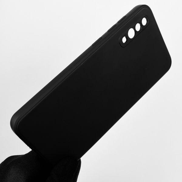 Чехол для Samsung Galaxy A50s SM-A507F с квадратными гранями с защитой камеры на самсунг а50с чёрный 0001295 фото