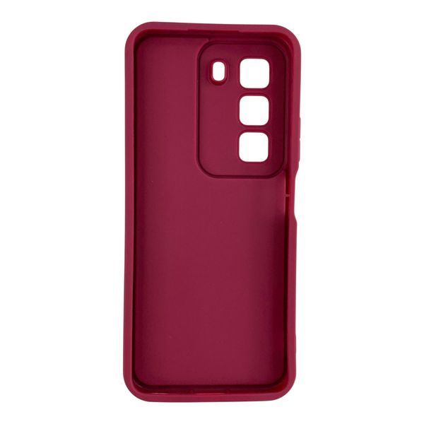 Чехол силиконовый Soft Touch для Infinix Hot 50 (X6882) бордовый (Полная защита камеры) 0054452 фото
