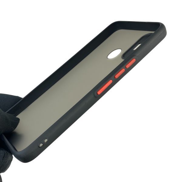 Чохол для телефона Tecno Spark 7 Go (KF6m) з високими бортами із захистом камери на техно спарк 7 го чорний 0026135 фото