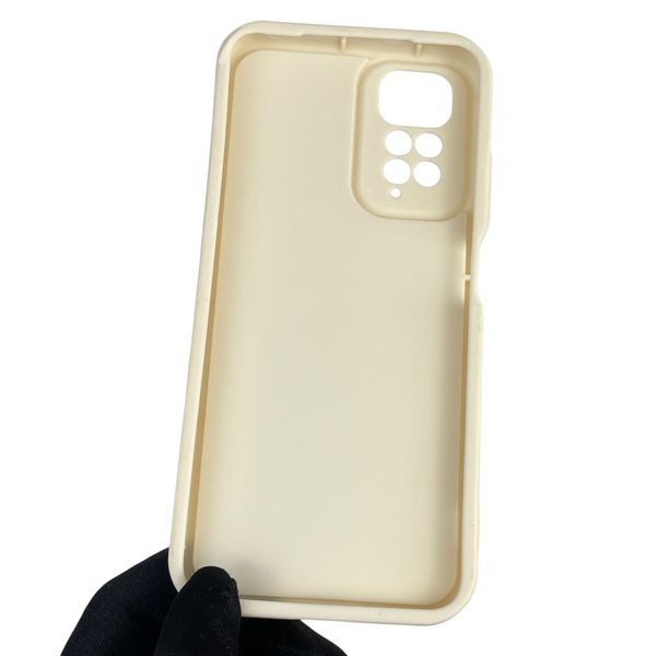 Чохол силіконовий оригінальний Soft Touch з 3D принтом мему сібу для Xiaomi Redmi Note 11 молочний (Повний захист камери) 0047894 фото