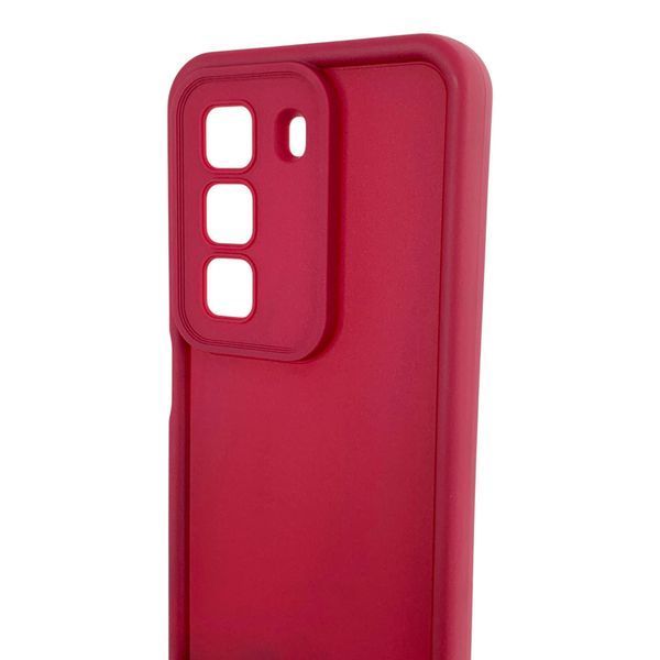 Чехол силиконовый Soft Touch для Infinix Hot 50 (X6882) бордовый (Полная защита камеры) 0054452 фото
