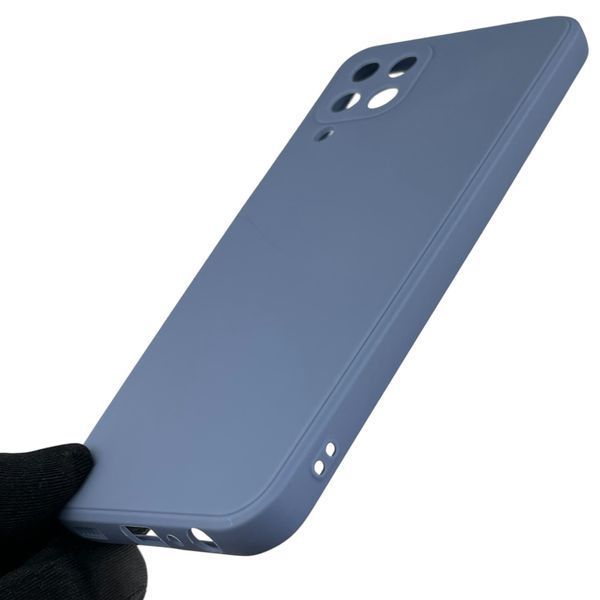 Чохол для Samsung Galaxy M33 (SM-M336) з квадратними гранями із захистом камери на самсунг м33 блакитний 0012622 фото