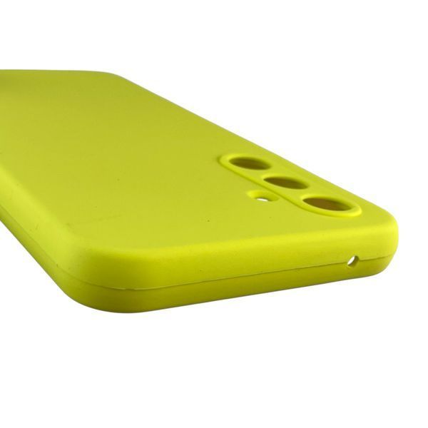 Чохол для Samsung Galaxy A54 5G (SM-A546E) силіконовий з мікрофіброю нековзний на самсунг а54 5г жовтий 0032061 фото