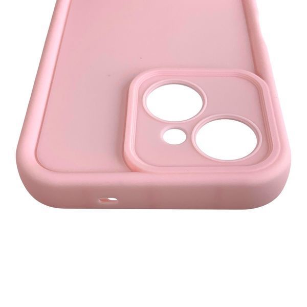 Чехол силиконовый Soft Touch для Tecno Spark 40C (KM4k) розовый (Полная защита камеры) 0054502 фото