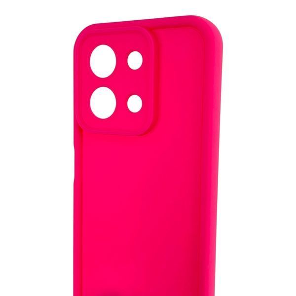 Чехол силиконовый Soft Touch для Xiaomi Poco C85 малиновый (Полная защита камеры) 0053863 фото