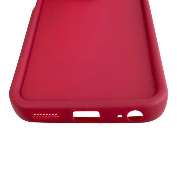Чехол силиконовый Soft Touch для Infinix Hot 50 (X6882) бордовый (Полная защита камеры) 0054452 фото