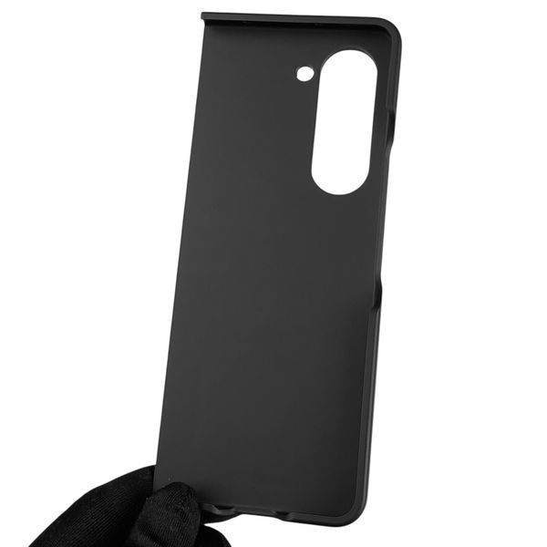 Чохол для Samsung Galaxy Fold 5 (SM-F946B) броньований з кільцем-тримачем підставкою зі шторкою на самсунг фолд 5 чорний rg1 0013470 фото