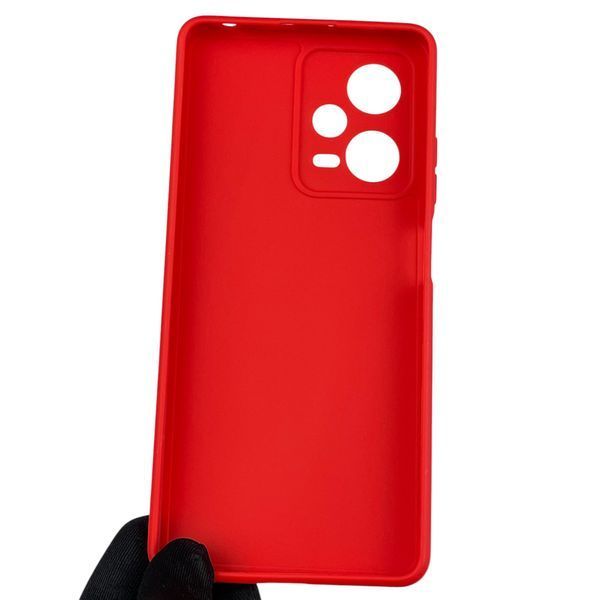 Чохол для Xiaomi Redmi Note 12 Pro 5G протиударний з квадратними гранями на сяомі редмі нот 12 про 5г червоний 0012934 фото