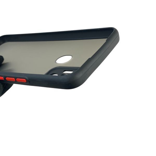 Чохол для телефона Tecno Spark 7 Go (KF6m) з високими бортами із захистом камери на техно спарк 7 го чорний 0026135 фото