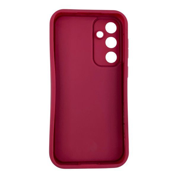 Чохол силіконовий Soft Touch з 3D принтом для Samsung Galaxy S23 FE бордовий (Повний захист камери) 0057712 фото
