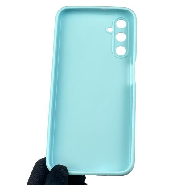 Чохол для Samsung Galaxy A24 (SM-A245F) з квадратними гранями із захистом камери на самсунг а24 бірюзовий 0012572 фото