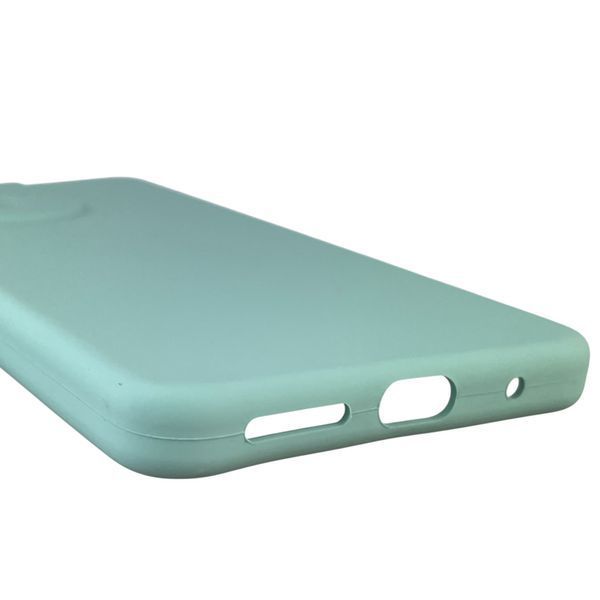 Чохол для Motorola Moto G24 (PB1E0003RS) силіконовий з мікрофіброю нековзний на моторола г24 бірюзовий 0031768 фото