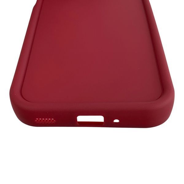 Чехол силиконовый Soft Touch для Samsung Galaxy M35 5G (M356B) бордовый (Полная защита камеры) 0054013 фото