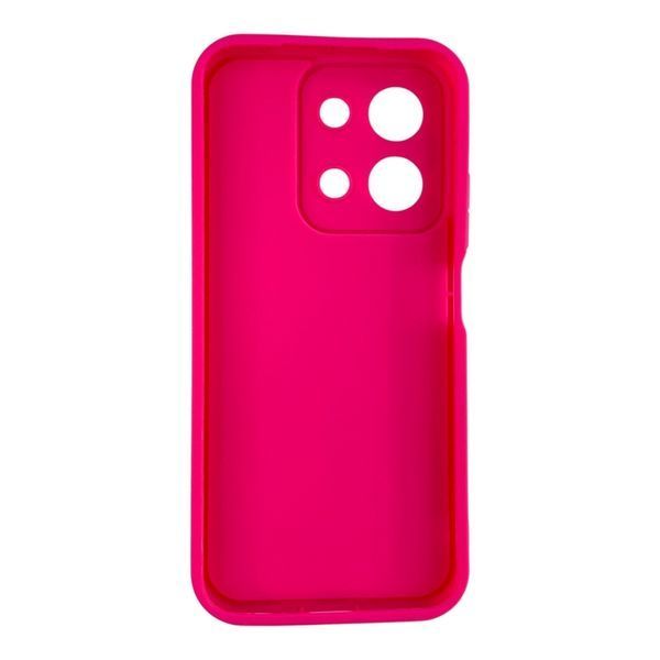 Чехол силиконовый Soft Touch для Xiaomi Poco C85 малиновый (Полная защита камеры) 0053863 фото