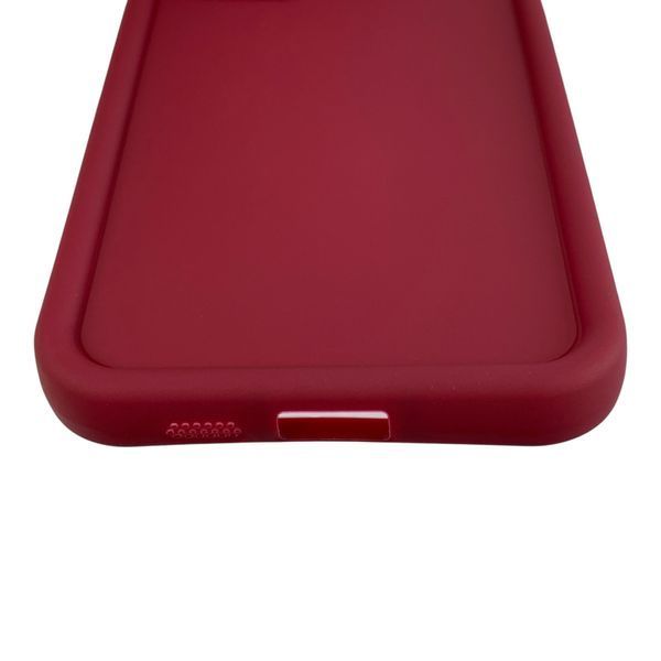 Чехол силиконовый Soft Touch для Samsung Galaxy S24 Plus бордовый (Полная защита камеры) 0054164 фото