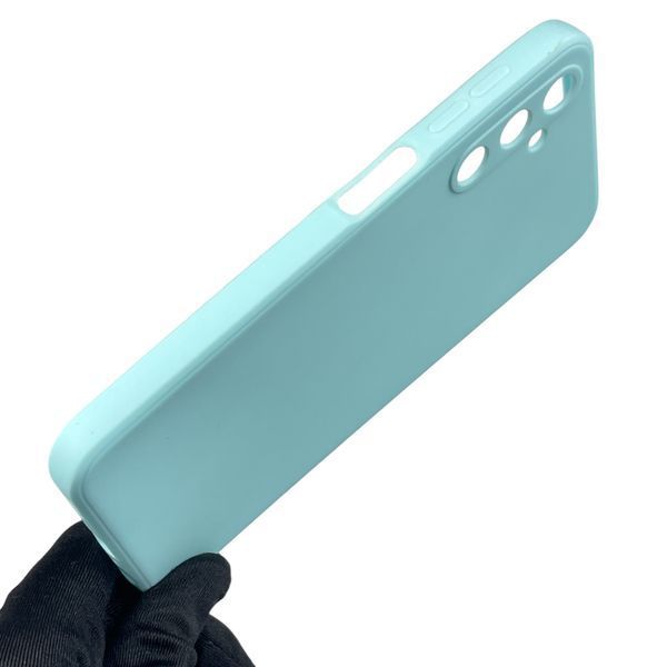 Чохол для Samsung Galaxy A24 (SM-A245F) з квадратними гранями із захистом камери на самсунг а24 бірюзовий 0012572 фото
