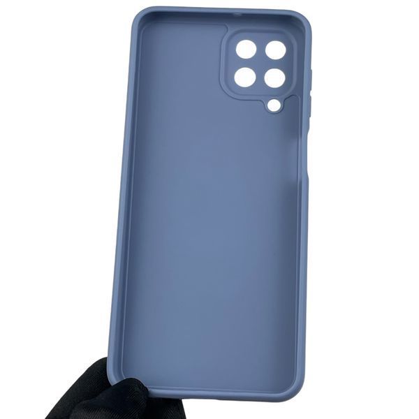 Чохол для Samsung Galaxy M33 (SM-M336) з квадратними гранями із захистом камери на самсунг м33 блакитний 0012622 фото