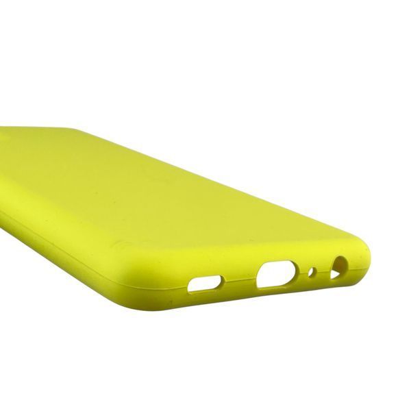 Чохол для Samsung Galaxy M32 4G (SM-M325F) силіконовий з мікрофіброю нековзний на самсунг м32 4г жовтий 0032138 фото