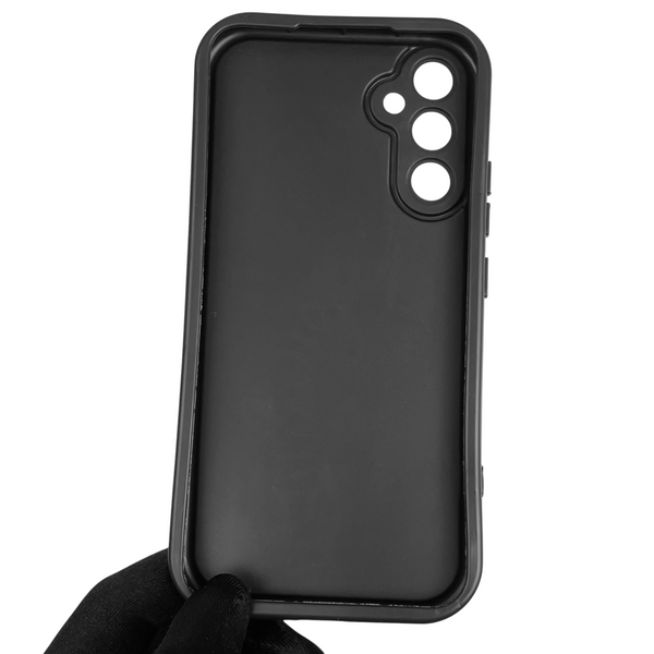 Чехол силиконовый Soft Touch с 3D принтом для Samsung Galaxy A34 5G (SM-A346E) черный (Полная защита камеры) 0042006 фото