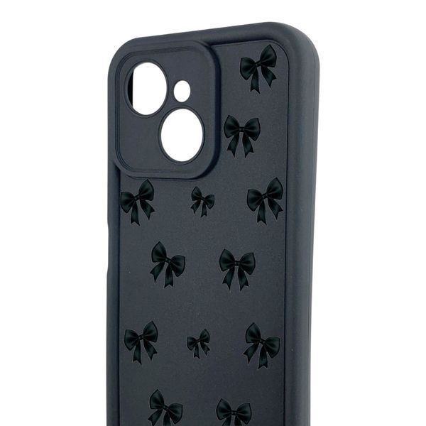 Чохол силіконовий Soft Touch з 3D принтом для Tecno Spark 40C чорний (Повний захист камери) 0057827 фото