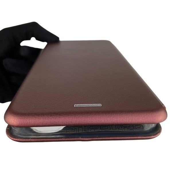Чохол-книжка для OPPO A18 4G CPH2591 з підставкою на оппо а18 4г бордова 0001637 фото