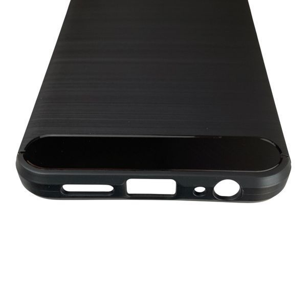 Чохол для телефона Xiaomi Redmi 15C 4G карбоновий протиударний з високими бортами чорний 0052330 фото