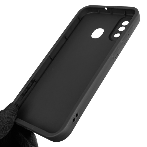 Чехол силиконовый Soft Touch для Samsung Galaxy A30 (SM-A305F) черный (Полная защита камеры) 0039569 фото