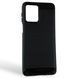 Чехол для телефона Motorola Moto G54 (PB0W0007RS) карбоновый противоударный с высокими бортами черный 0051908 фото 1