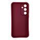 Чехол силиконовый Soft Touch для Samsung Galaxy S24 Plus бордовый (Полная защита камеры) 0054164 фото 2