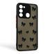 Чохол для телефона TECNO Spark 8C (KG5k) с 3D принтом бантиків із захистом камери на техно спарк 8с чорний 0033573 фото 1
