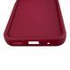 Чехол силиконовый Soft Touch для Motorola G15 бордовый (Полная защита камеры) 0054395 фото 6