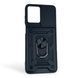 Чехол противоударный для Motorola Moto G53 (PAWS0031) с магнитной пластиной со шторкой на камере черный 0050612 фото 1
