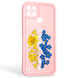 Чехол силиконовый Soft Touch с 3D принтом для Realme C25Y розовый (Полная защита камеры) 0041837 фото 1