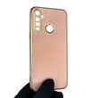 Чохол для Realme 5i із захистом камери із золотою окантовкою на реалмі 5і пудровий gs1 0020148 фото