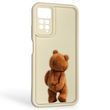 Чохол силіконовий оригінальний Soft Touch з 3D принтом кумедний тед ведмідик для Xiaomi Redmi Note 11 Pro молочний (Повний захист камери) 0049007 фото