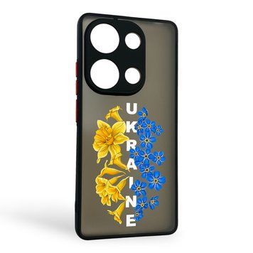 Чехол для телефона Xiaomi POCO M6 Pro 4G с 3D принтом патриотическим с высокими бортами на сяоми поко м6 про черный 0038064 фото