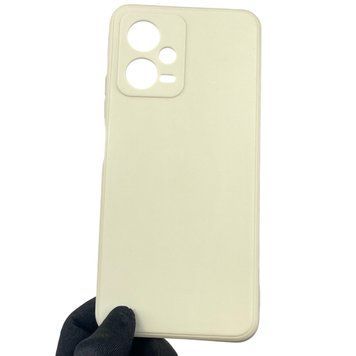 Чохол для Xiaomi Redmi Note 12 5G з квадратними гранями із захистом камери на сяомі нот 12 5г бежевий 0012699 фото
