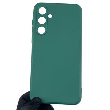 Чохол для Samsung Galaxy A35 5G (SM-A556) з квадратними гранями із захистом камери на самсунг а35 зелений 0012599 фото