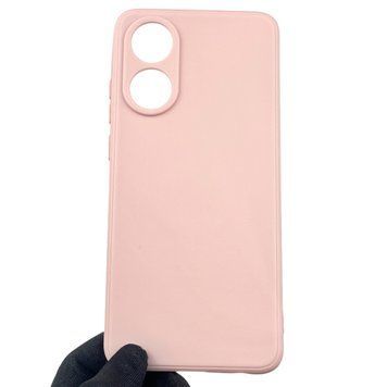 Чехол для OPPO A78 4G с квадратными гранями с защитой камеры на оппо а78 4г пудровый 0012449 фото
