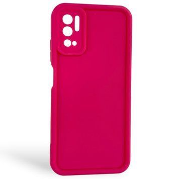 Чехол силиконовый Soft Touch для Xiaomi Poco M3 Pro 4G малиновый (Полная защита камеры) 0053890 фото