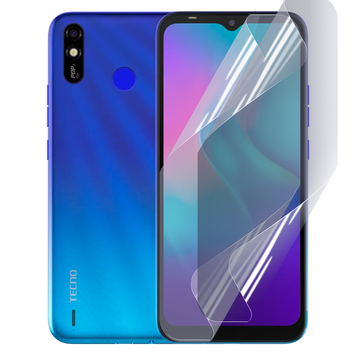 Плівка гідрогелева для Tecno Pop 3 Plus МАТОВА протиударна на техно поп 3 плюс прозора 0035109 фото