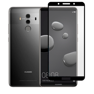 Защитное стекло МАТОВОЕ для телефона Huawei Mate 10 Pro противоударное на хуавей мейт 10 про черное 0038967 фото