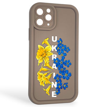 Чехол силиконовый Soft Touch с 3D принтом для Apple iPhone 11 Pro коричневый (Полная защита камеры) 0041705 фото