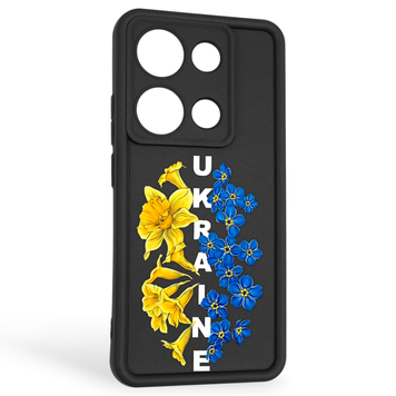 Чохол силіконовий Soft Touch з 3D принтом для Xiaomi Redmi Note 14S чорний (Повний захист камери) 0042400 фото