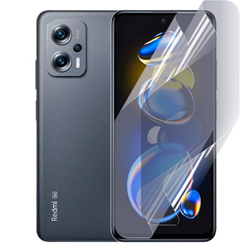 Плёнка гидрогелевая для Xiaomi Redmi K50i глянцевая на Сяоми редми K50и прозрачная 0011605 фото