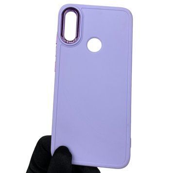 Чехол для Xiaomi Redmi Note 7 противоударный с высокими бортами с микрофиброй на сяоми редми нот 7 сиреневый 0002271 фото