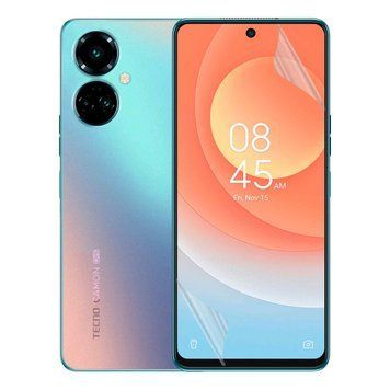 Антишпион приватная плёнка гидрогелевая для Tecno Camon 19 Pro (CI8n) противоударная на техно камон 19 про прозрачная 0031612 фото